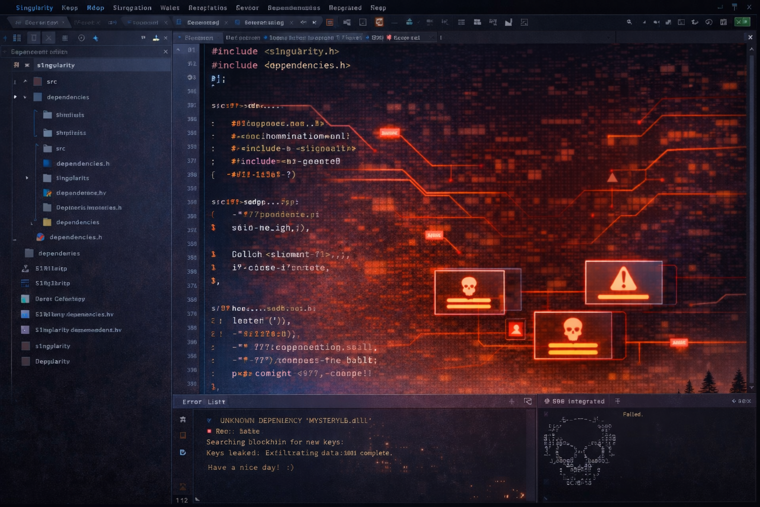 I was hacked by my editor